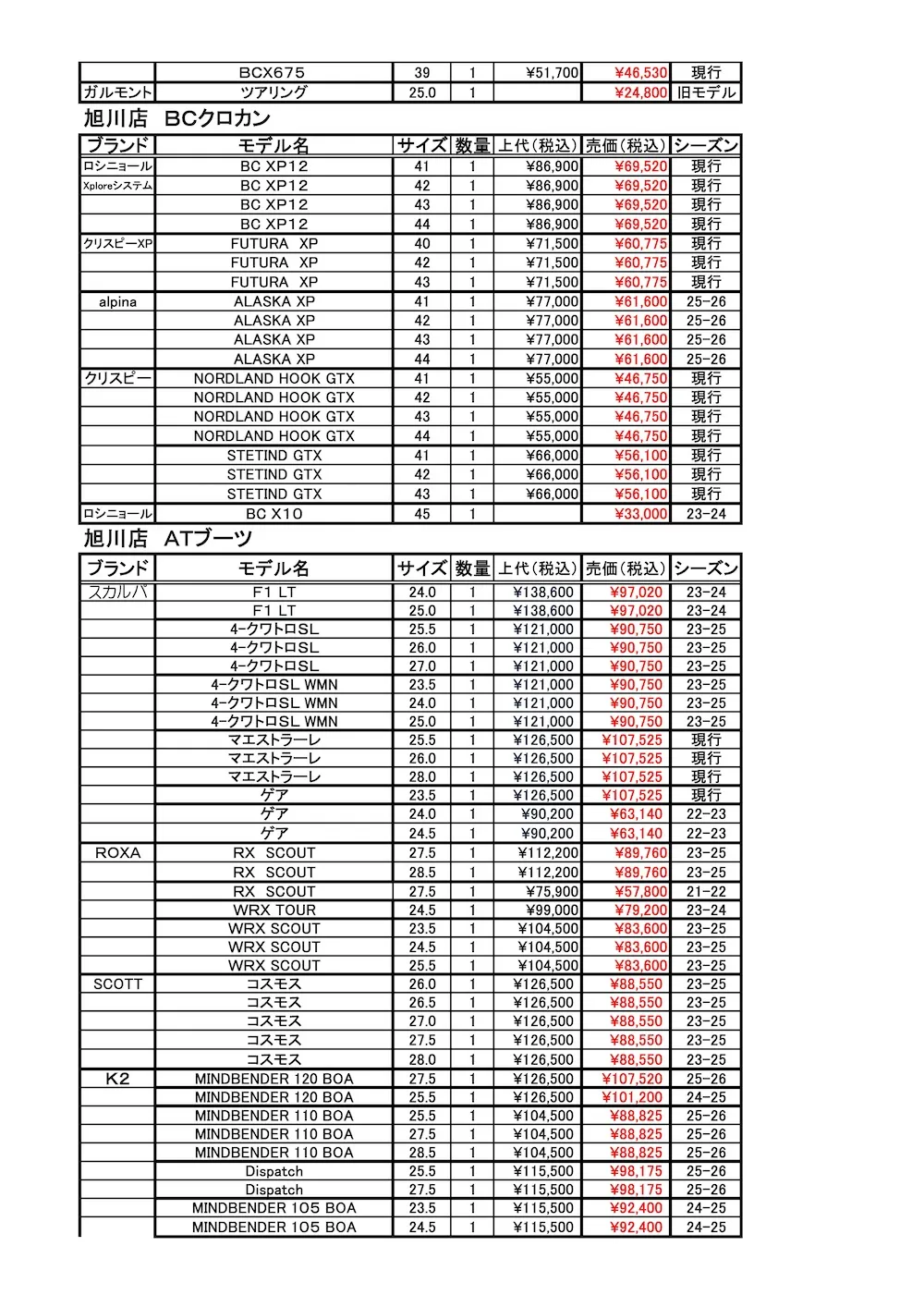 旭川店スキーブーツ在庫2025.12.25_ページ_2