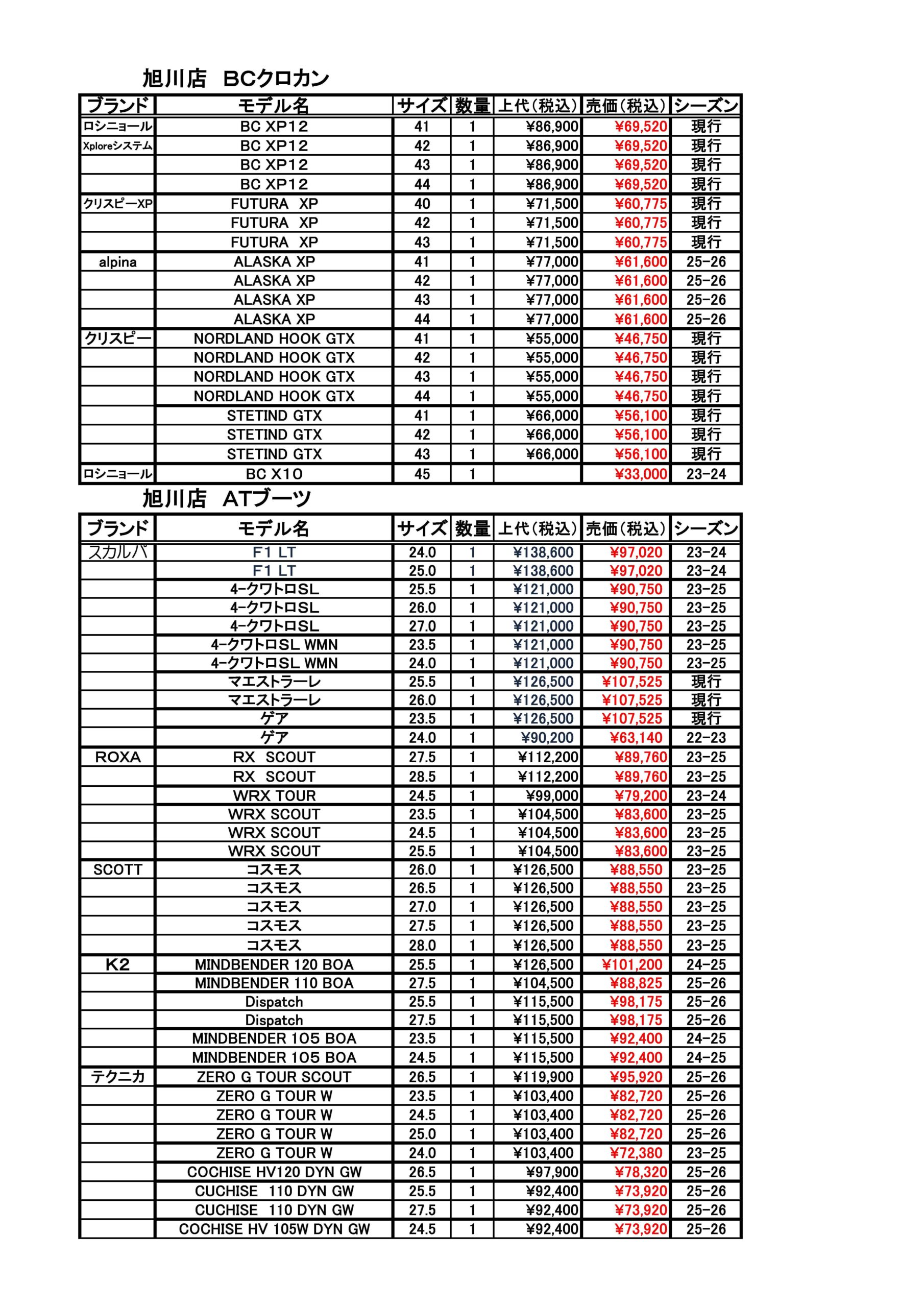 旭川店スキーブーツ在庫2026.2.8_ページ_2